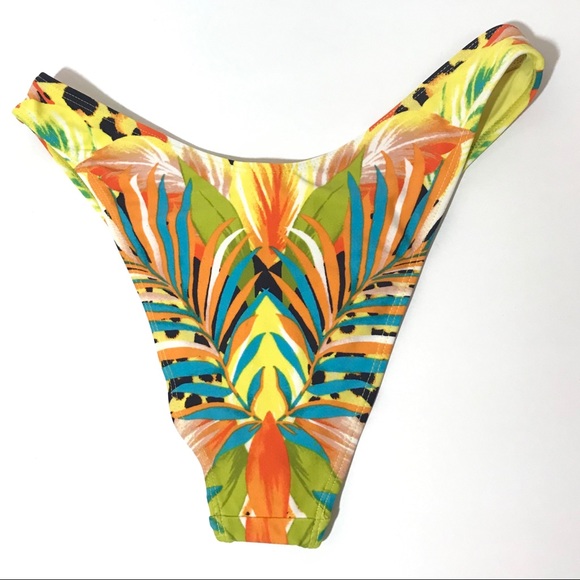 Forever 21 Patterned High Leg Bathing Suit - Picture 2 of 3